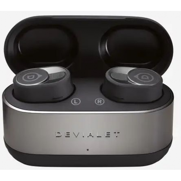 Devialet Gemini II 無線耳機（霧黑色）：適應性降噪、22小時總續航、藍牙5.2